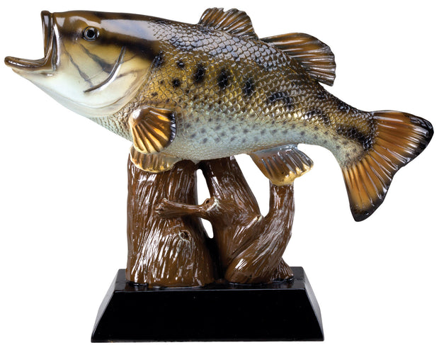 Mounted Bass Fish Trophy