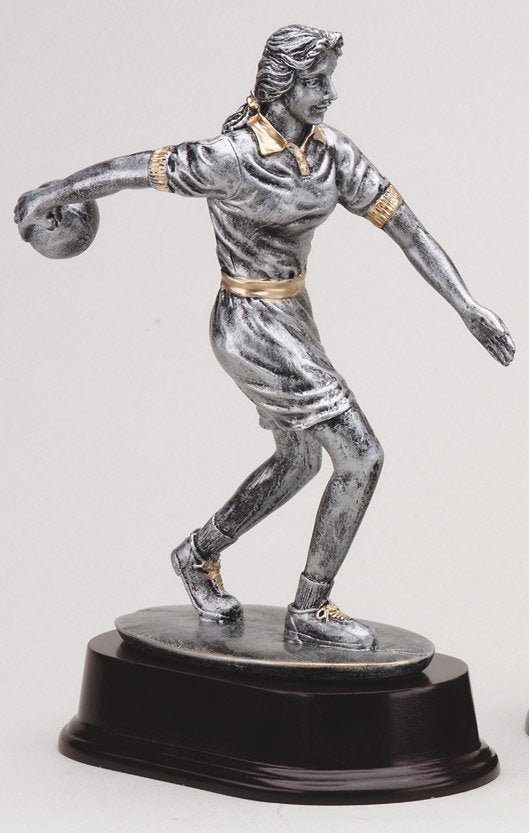 The Bowling Resin Resin Sculpture-Female
