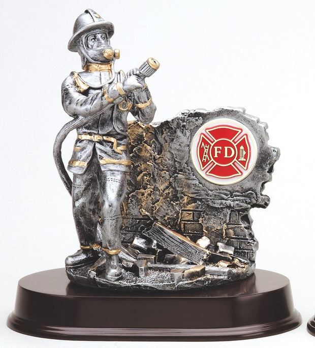 Firefighter Resin with Crest