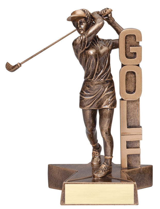 Billboard Golf Trophy-Female