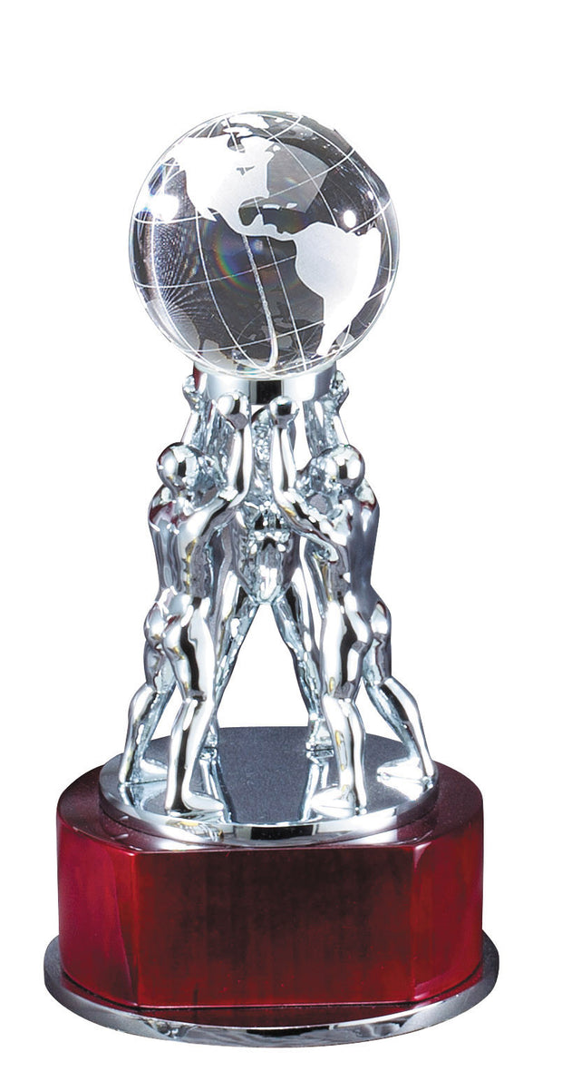 Globe Recognition Award 8 inches tall