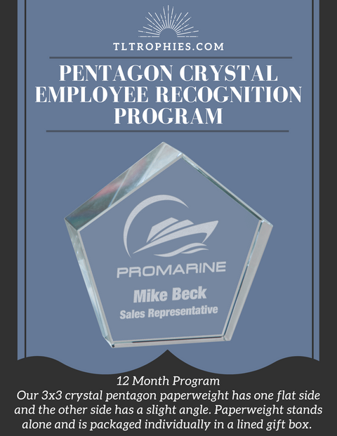 Pentagon Crystal 12 Month Employee Program