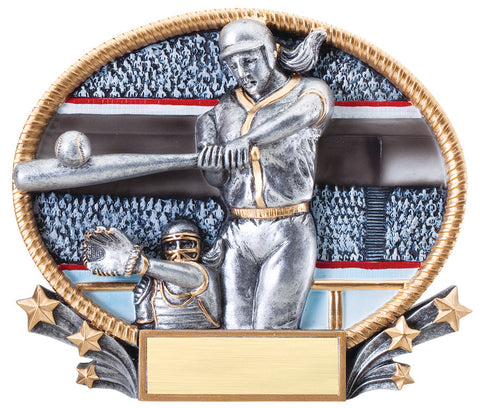 Softball Color 3D Resin