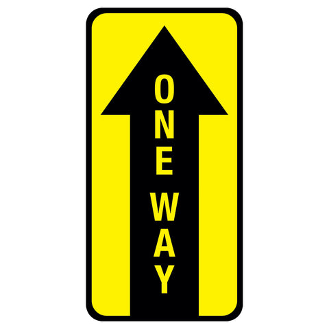 6" x 12" One Way Floor Graphic