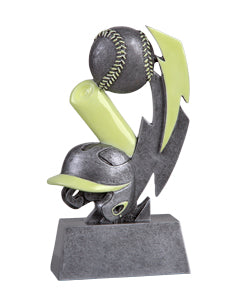 Glow in the dark baseball trophy