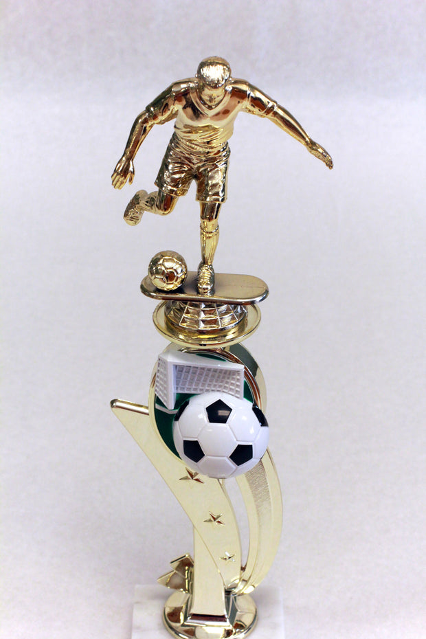 Male Soccer Full Color Trophy