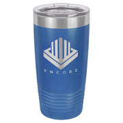 20 oz. Vacuum Insulated Tumbler w/Clear Lid