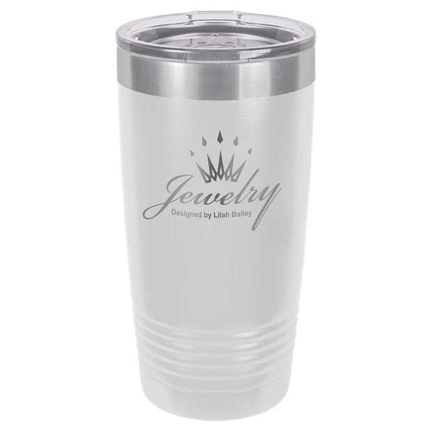 20 oz. Vacuum Insulated Tumbler w/Clear Lid