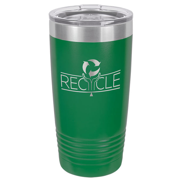 20 oz. Vacuum Insulated Tumbler w/Clear Lid