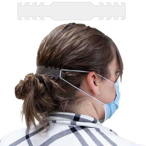 MASKCLIP - 6" x 1" Ear Saver Mask Clip 10 pack