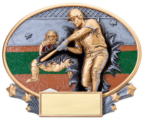 Baseball 3D Resin Large Trophy