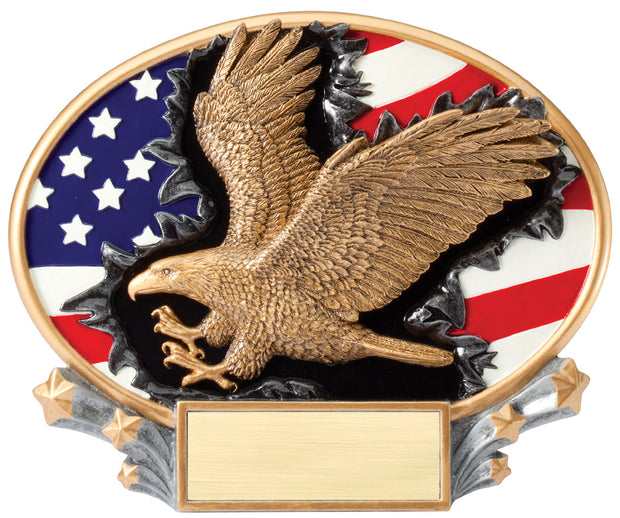 Eagle 3D Resin Plate Trophy