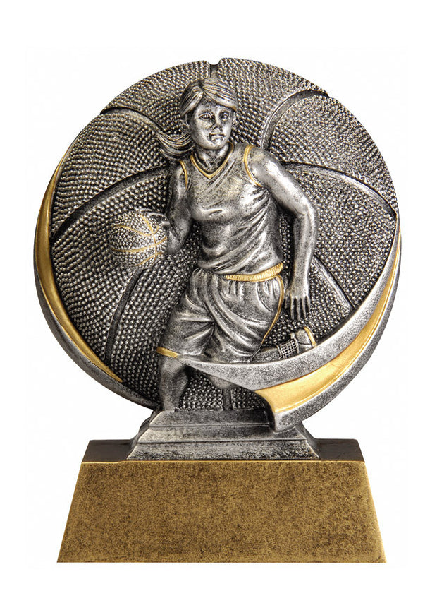 Basketball Female 3D Resin