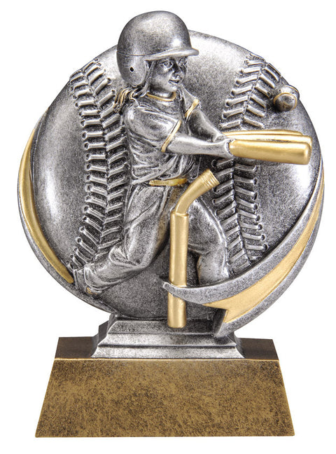 T-Ball Girl 3D Resin
