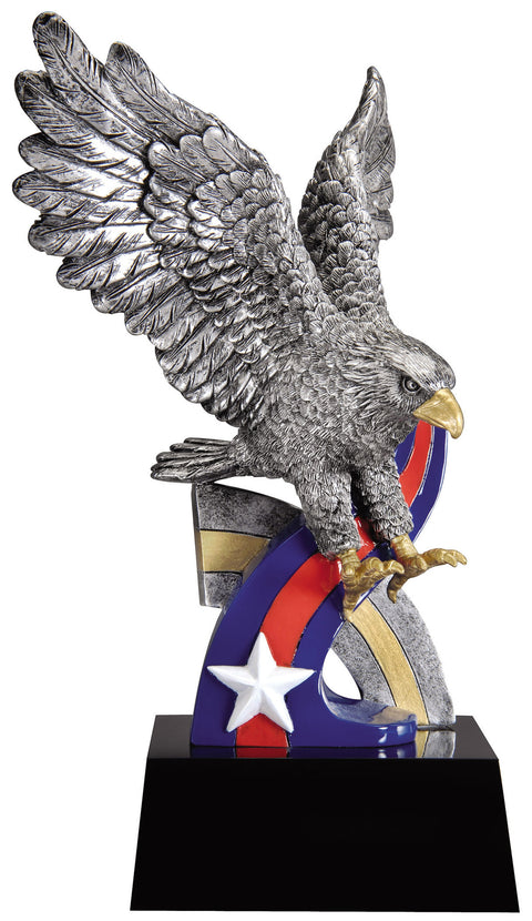 Star and Stripes Eagle 9.5" Tall