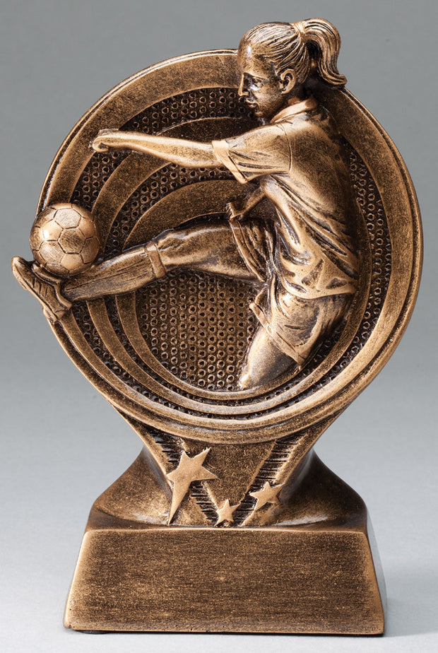 Female Soccer Saturn Series Trophy