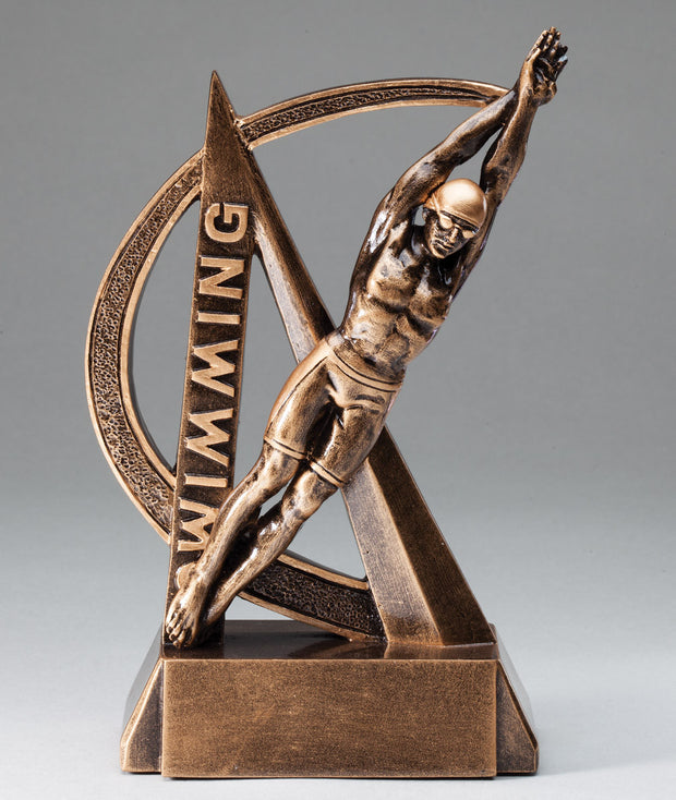 Male Swimming Ultra Action Sport Trophy