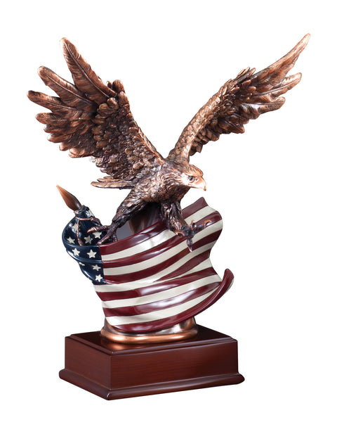 American Eagle Flag Flight 15.5 inches