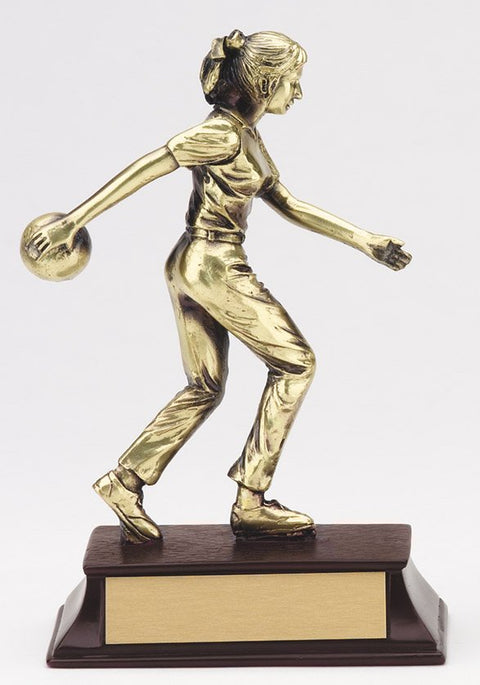 6 inch Bowling Statue Female