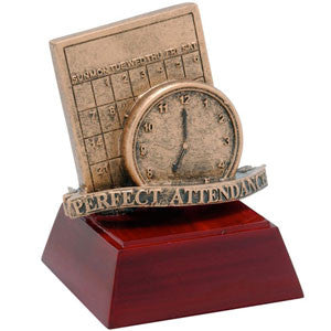 Perfect Attendance Resin Award