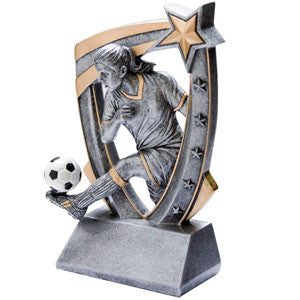 Top Star Female Soccer Trophy