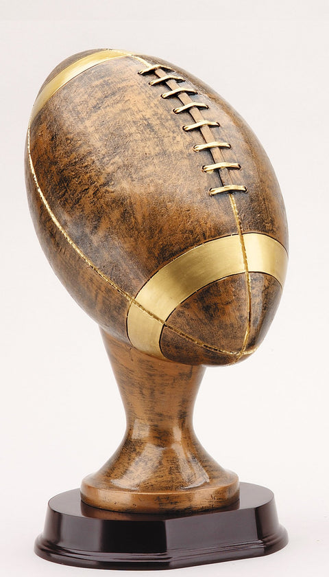 Football Resin Sculpture 13 inches tall