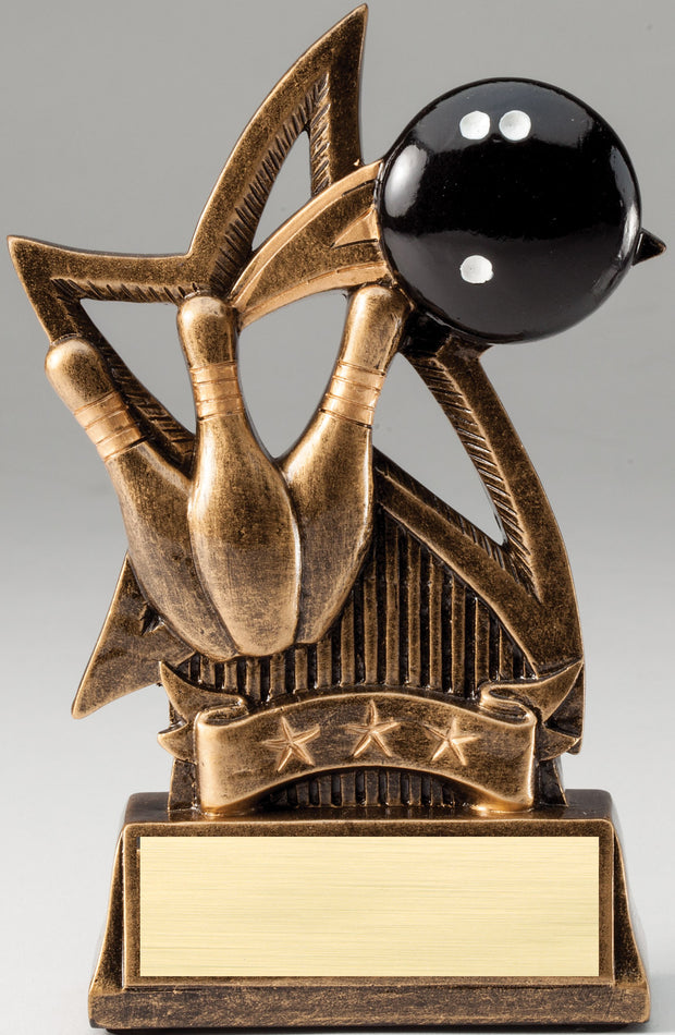 Sweeping Star Bowling Trophy