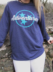 Long Sleeve Tri-star Adventures T-shirt / Ladies