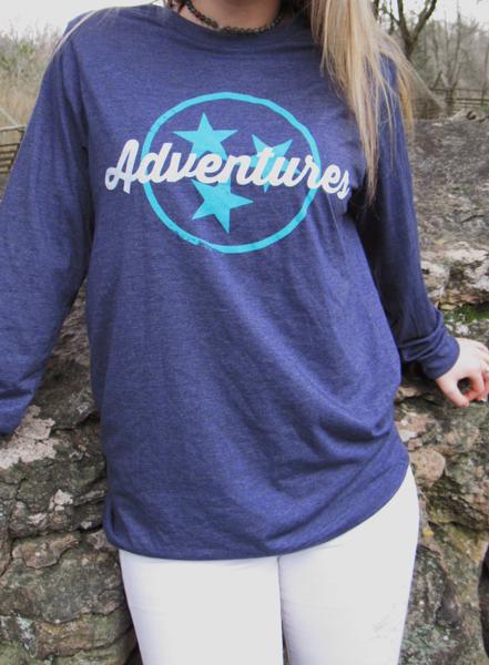 Long Sleeve Tri-star Adventures T-shirt / Ladies