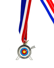 2 inch Archery Target Medallion