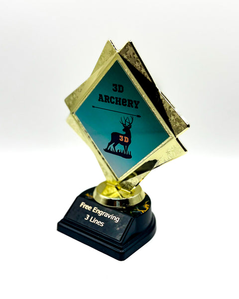 3D Archery Diamond Shaped Trophy
