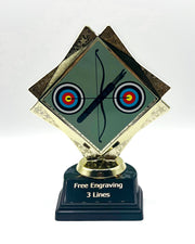 Diamond Shaped Archery Trophy