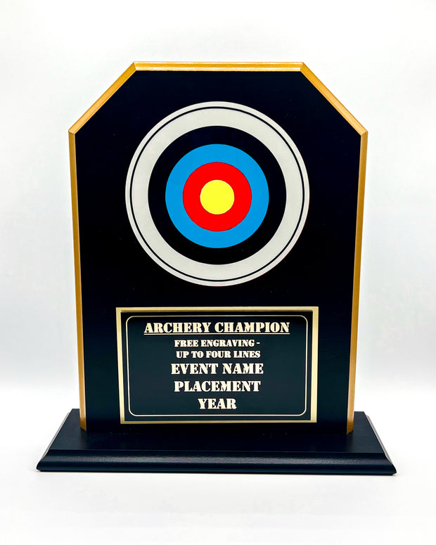 Archery Champion Plaque