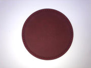 Round Leatherette Coaster Set