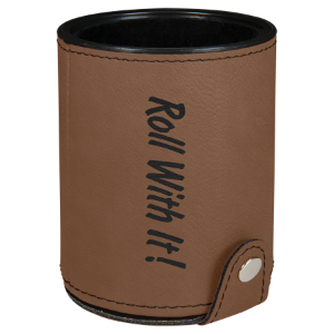 Leatherette Dice Cup Set