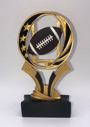 Football MidNite Star Resin 6"