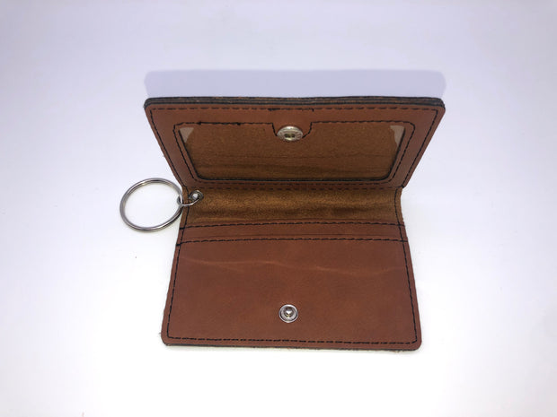 Leatherette Keychain Wallet