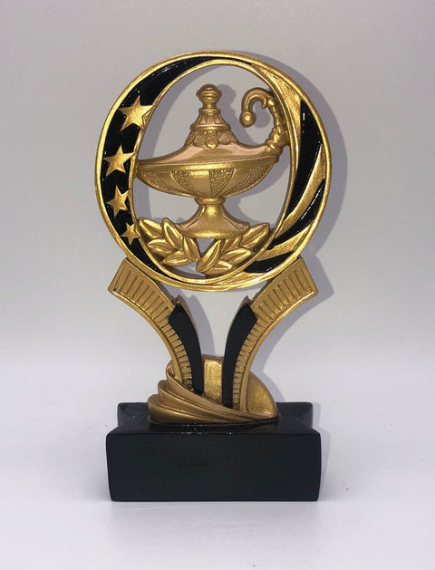 Lamp of Knowledge MidNite Star Resin 6"