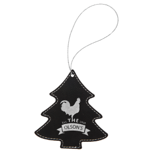 Leatherette Tree Ornament