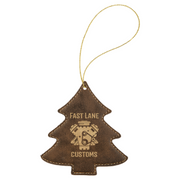 Leatherette Tree Ornament